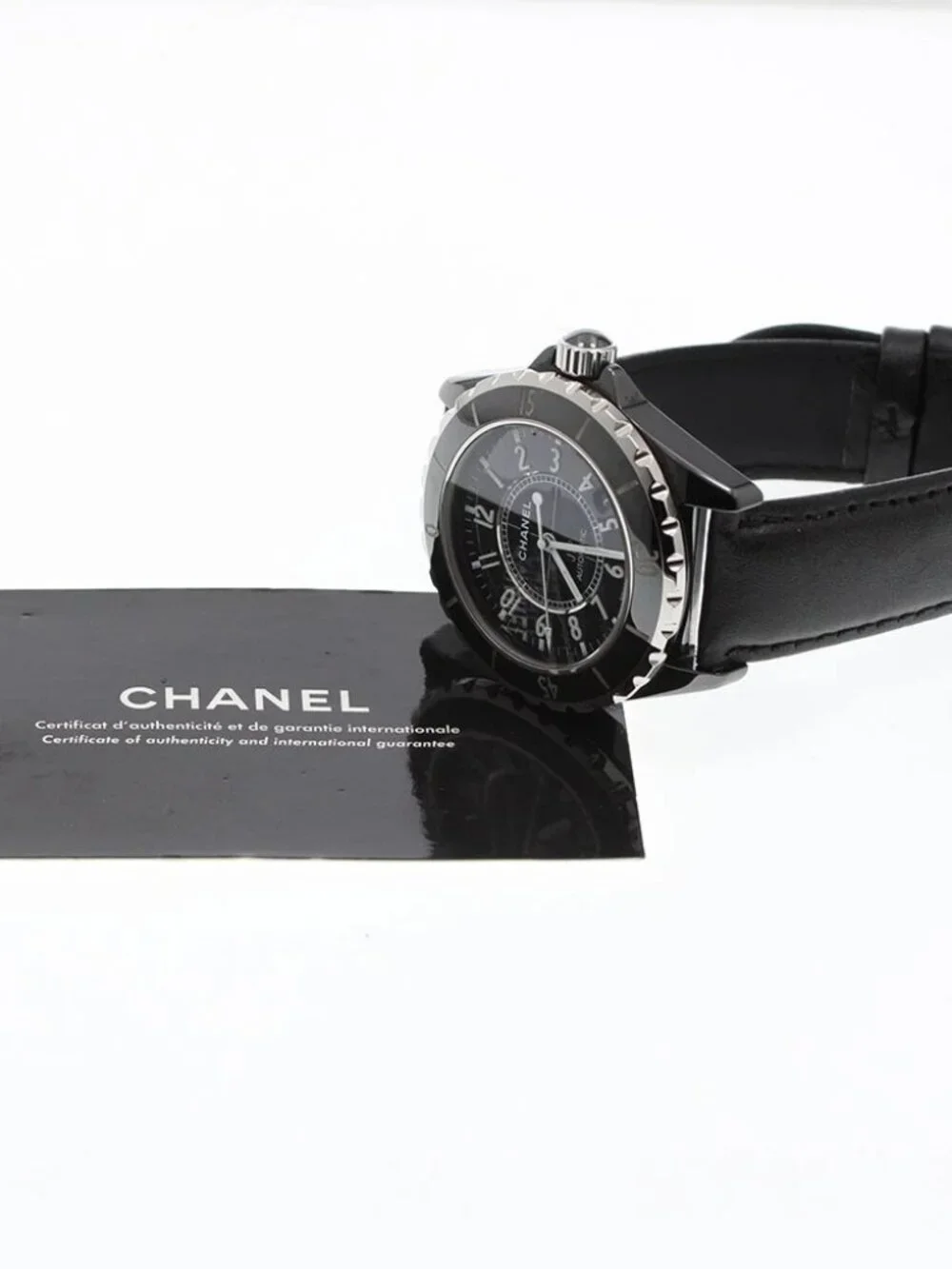 CHANEL J12 black ceramic H0683 38mm black Dial Automatic Men's Watch_967708
